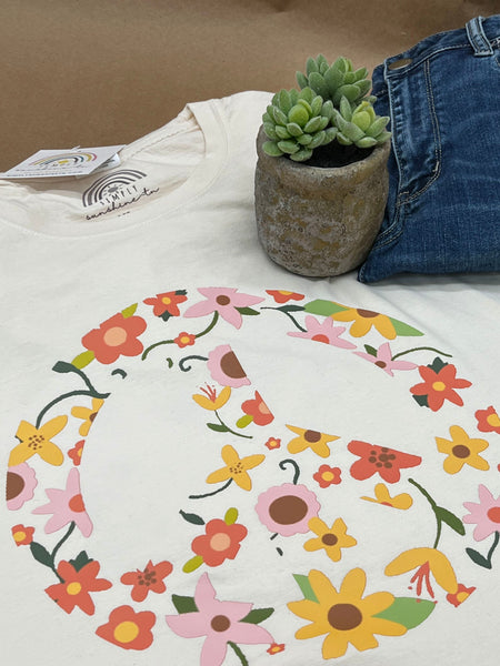 "Peace" Tee - White