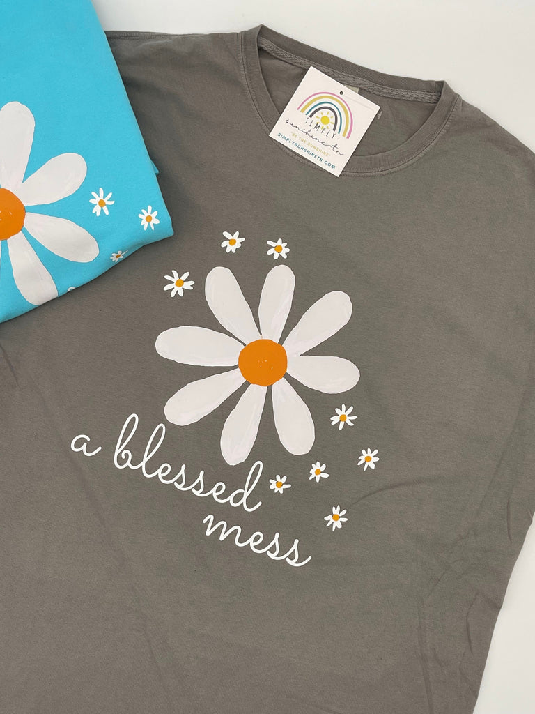 "A Blessed Mess" Tee