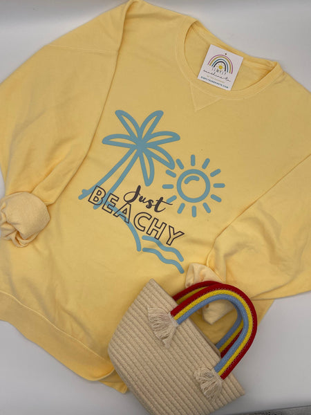 "Just Beachy" Crewneck Sweatshirt