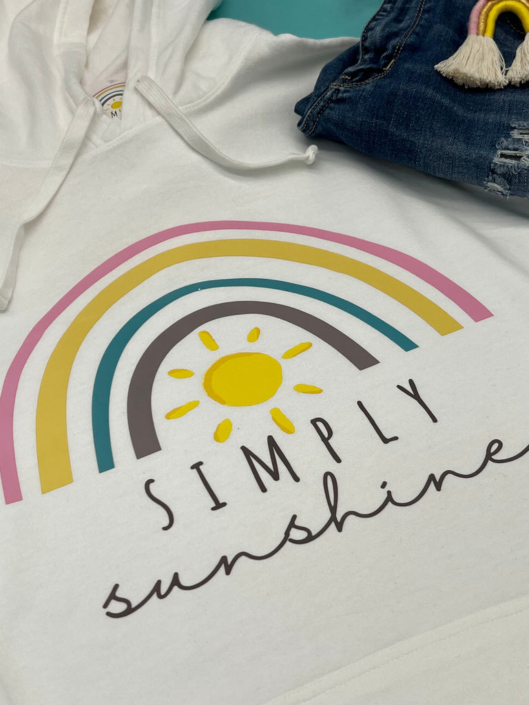 "Simply Sunshine" Hooded Sweatshirt.