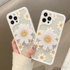 Smiley Face Daisy Phone Case with Daisy Phone Grip